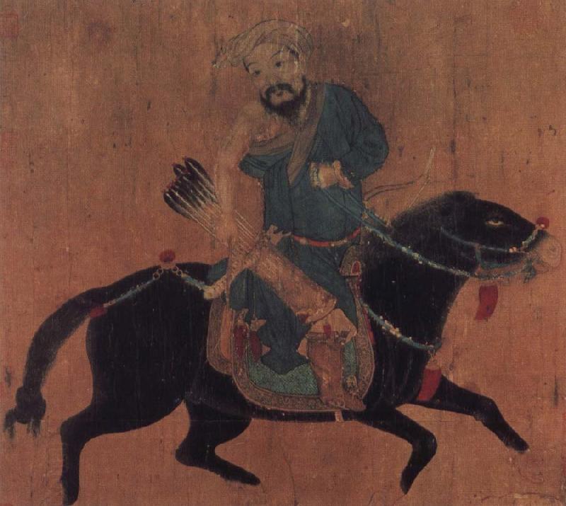 unknow artist Mongolian arch protections to horse after seal of the emperor Ch- ions Lung and other oil painting picture